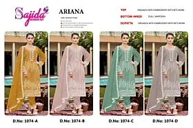 SAJIDA ARIANA DNO 1074 ABCD WITH OPEN IMAGES