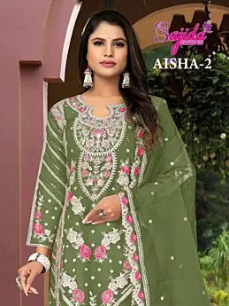 SAJIDA AISHA VOL 2 DNO 1020 ABCD with open images