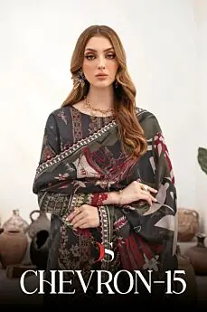 DEEPSY SUITS CHEVRON 15 CHIFFON DUPATTA