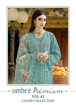 SHREE FABS OMBRE PREMIUM VOL 2 COLOR COLLECTION 3961