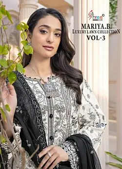 SHREE FABS MARIYA B LUXURY LAWN COLLECTION VOL 3 KOTA DORIYA DUPATTA
