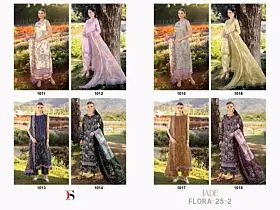 DEEPSY SUITS JADE FLORA 25 2 cotton dupatta with open images