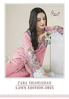 Shree fabs ZARA SHAHJAHAN LAWN EDITION 25