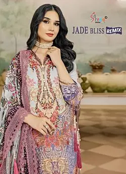 Shree fabs Jade bliss remix muslin dupatta