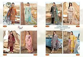 SHREE FABS CHEVRON LUXURY LAWN COLLECTION VOL 17 Cotton Dupatta
