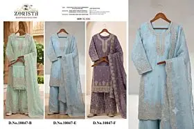 ZORISTA READYMADE COLLETION DNO 10047 BEF WITH OPEN IMAGES