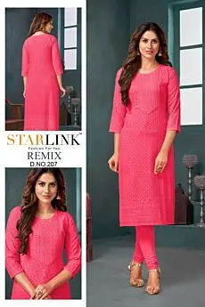 Remix Chikan Work Kurties