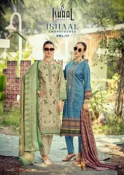 ISHAAL EMBROIDERED VOL 17