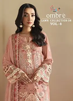 SHREE FABS OMBRE LAWN COLLECTION VOL 8 CHIFFON DUPATTA