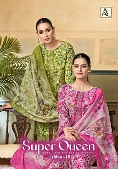 ALOK SUITS SUPER QUEEN 10