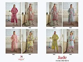 DEEPSY SUITS Jade Flora Premium COTTON DUPATTA