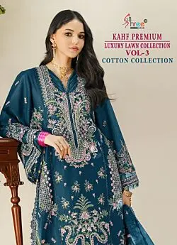 KAHF PREMIUM LUXURY LAWN COLLECTION VOL 3 COTTON COLLECTION COTTON DUPATTA