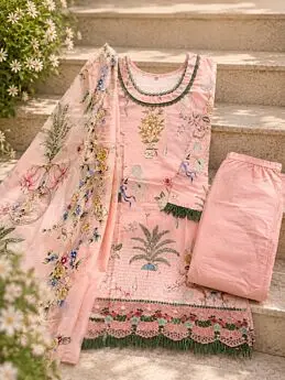 DEEPSY SUITS MARIA B MPRINT VOL 7 CHIFFON DUPATRTA READYMADE