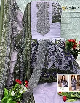 ALZOHAIB DNO 1458 TO 1461 CHIFFON DUPATTA WITH OPEN IMAGES
