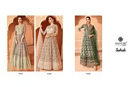 SAYURI DESIGNER SAHELI FREE SIZE STITCHED