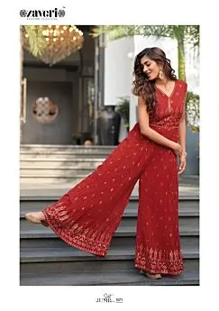 Zaveri Jumpsuit Vol 1 Stitched