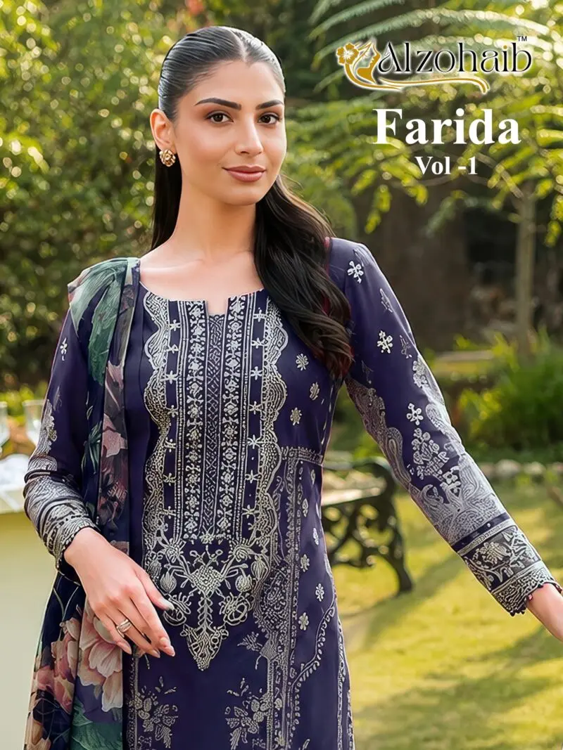 Al Zohaib Farida Vol 1 Cotton Dupatta