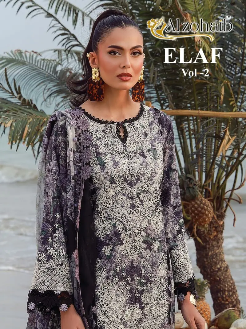 Al Zohaib Elaf Vol 2 Cotton Dupatta WITH OPEN IMAGES
