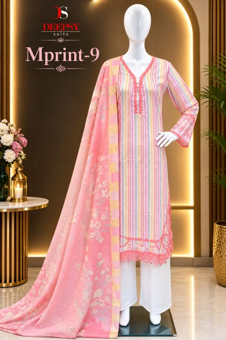 Deepsy Suits Mariab Mprint 9 Readymade Chiffon Dupatta