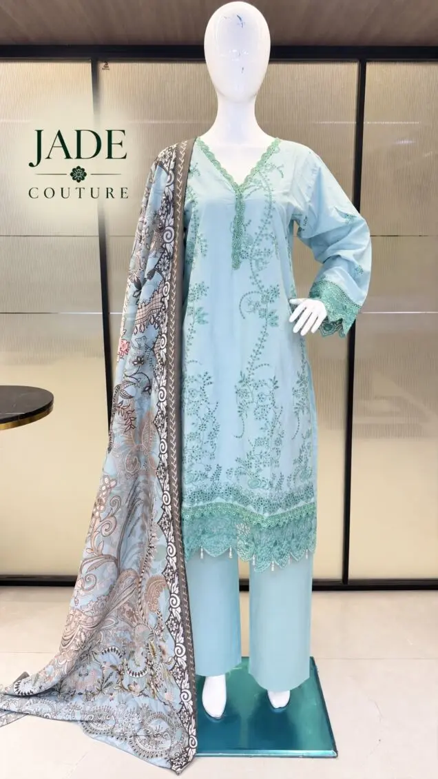 Deepsy Suits Jade Couture Readymade Cotton Dupatta