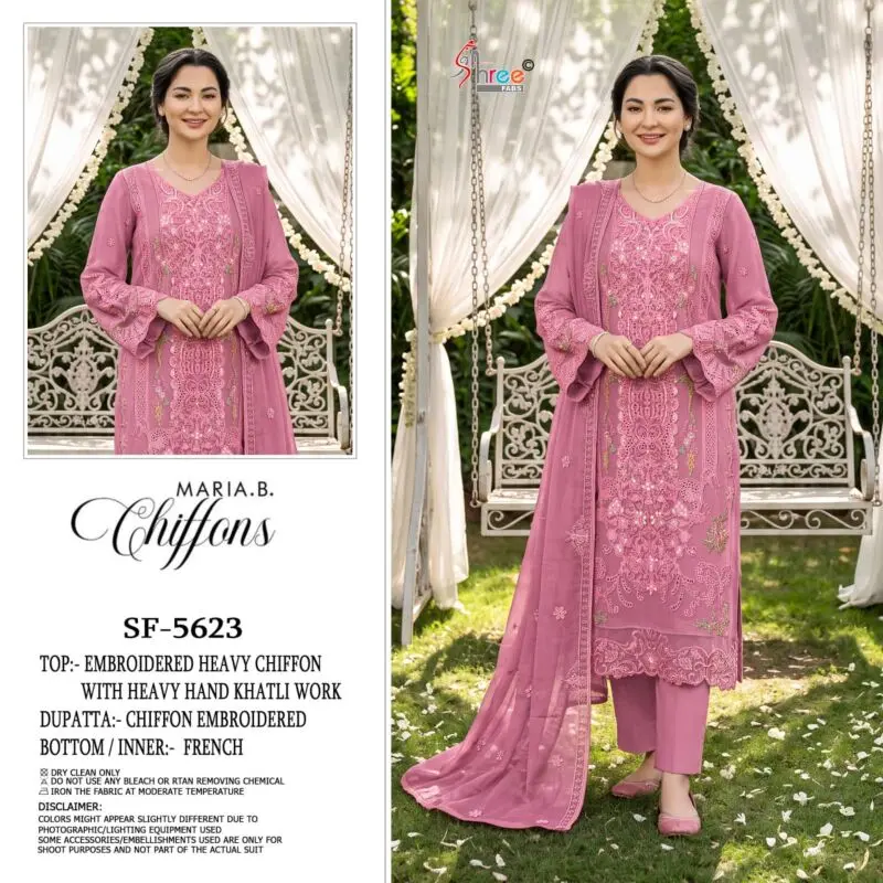 Shree Fabs SF 5623 Maria B Chiffons