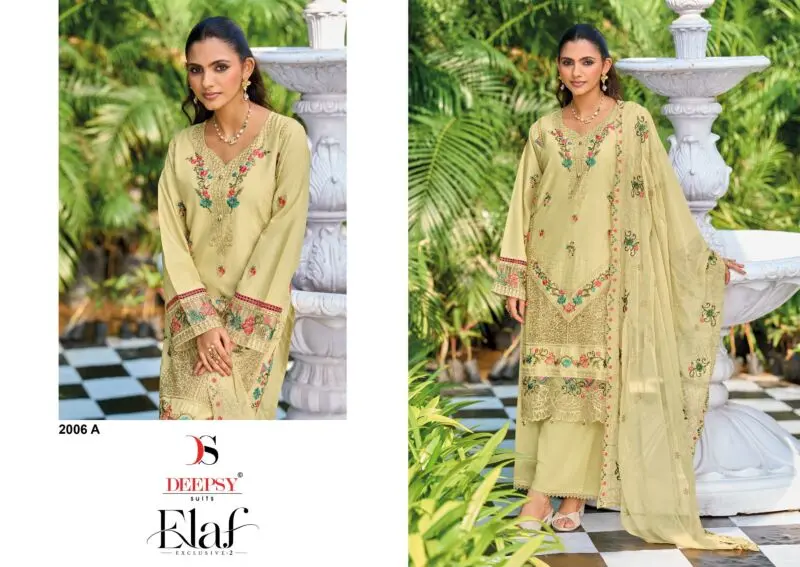 Deepsy Suits Elaf Exclusive 2 Design 2006 A-D