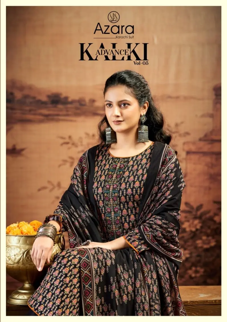 Azara Kalki Advance Vol 5 Jam Satin Suits
