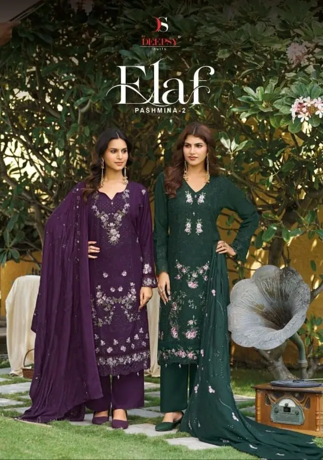 Deepsy Suits Elaf Pashmina-2 Embroidered Suits