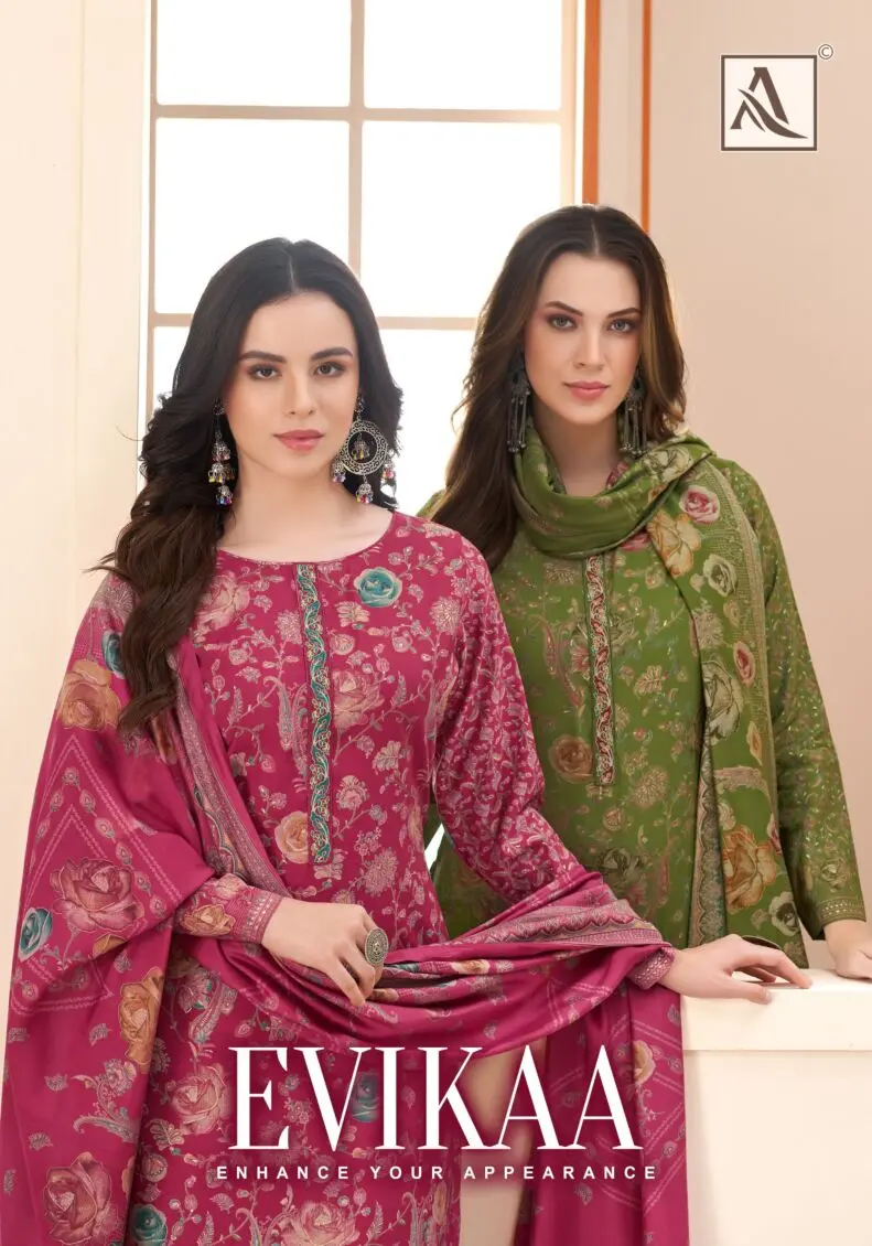 Alok Suit Evikaa Viscose Mudaal Unstitched Suits