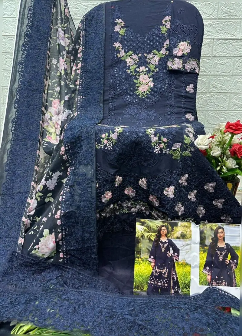 DEEPSY SUITS ELAF Premium Luxury Lawn 2043 ABCD with open images