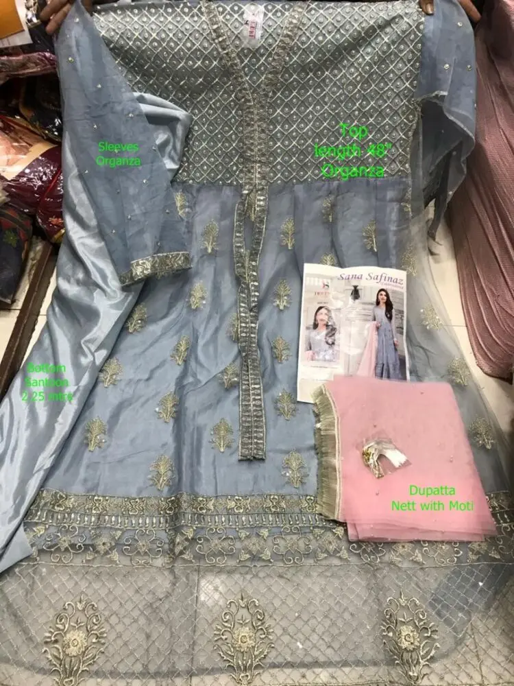 Sana Safinaz Embroidered with Open Images