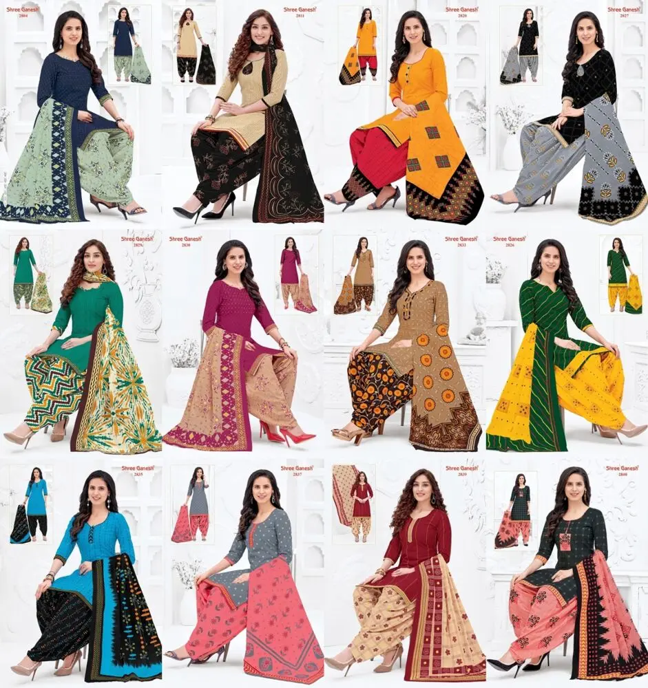 Shree Ganesh Hansika Vol 8 C Stitched XL Size