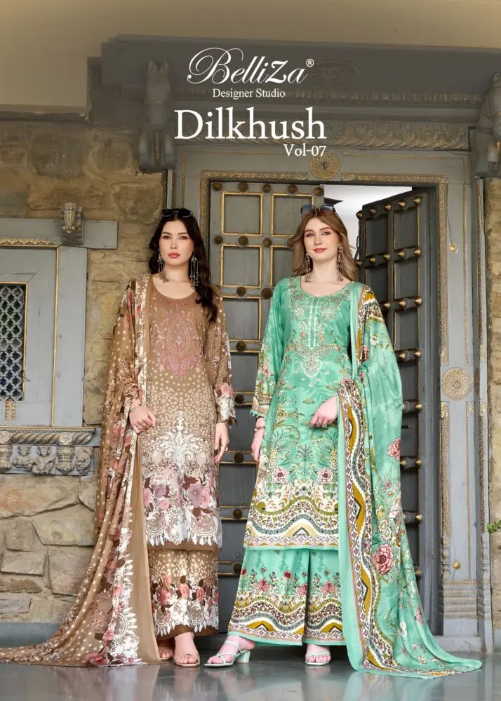 Belliza Designer Studio Dilkhush Vol 7 branded catalogue cover