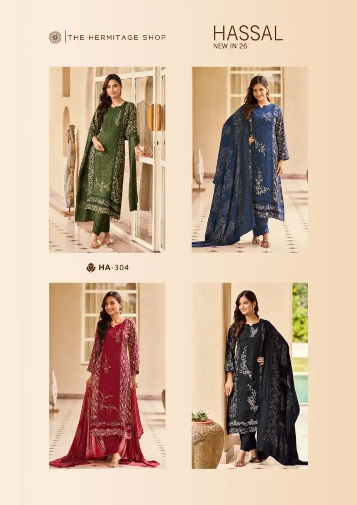 The Hermitage Shop Hassal four-design catalogue collage