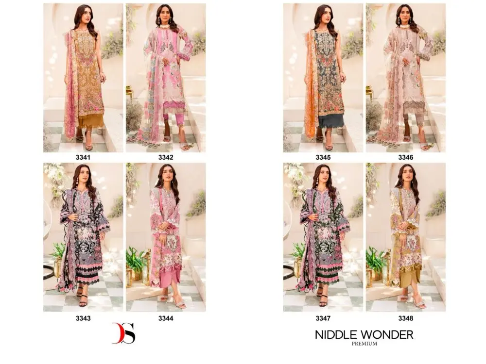 DEEPSY SUITS NIDDLE Wonder Premium Chiffon Dupatta with open images
