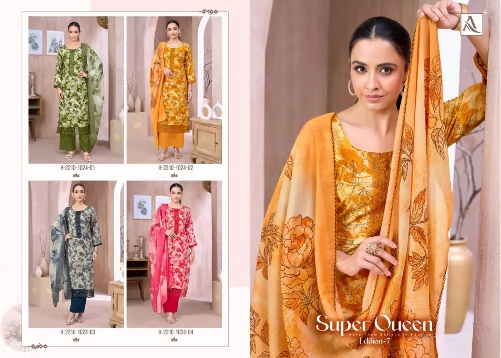 ALOK SUITS SUPER QUEEN 7