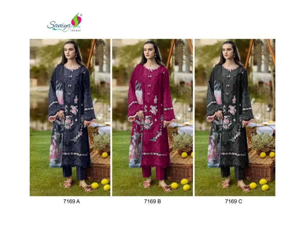 SANIYA TRENDZ D NO 7169 WITH OPEN IMAGES