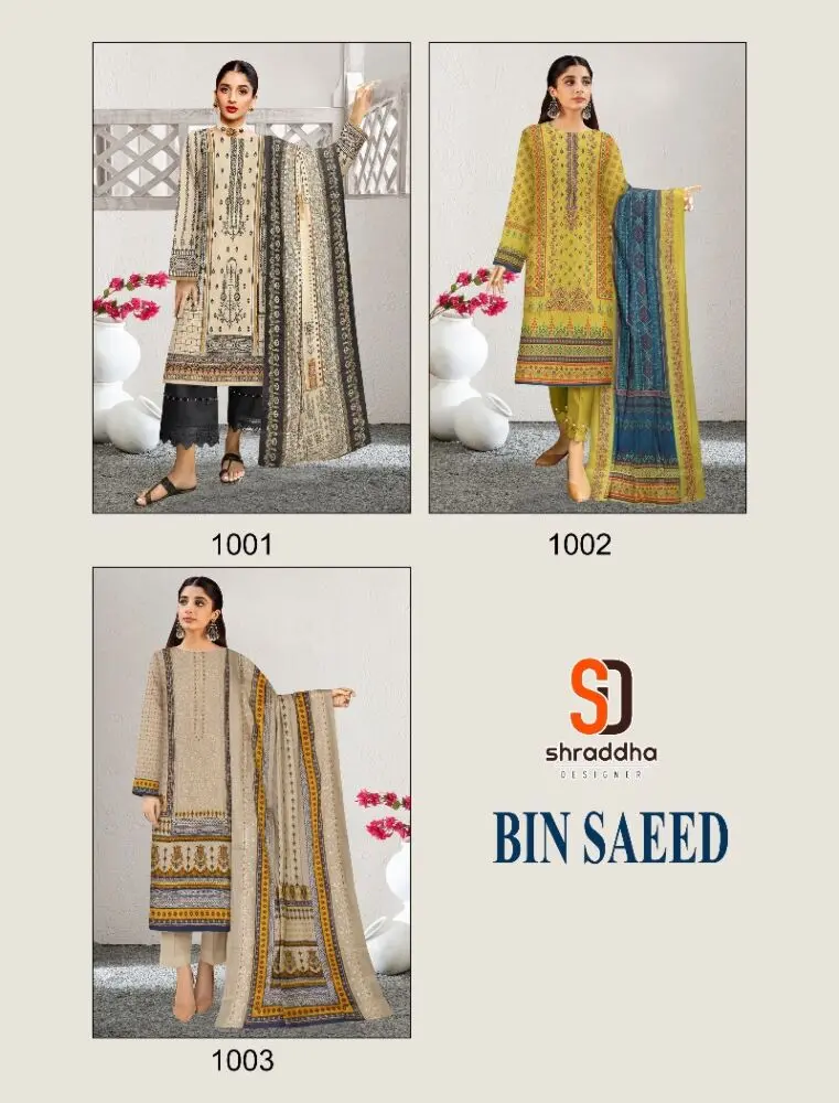 SHARADDHA DESIGNER BIN SAEED VOL 1