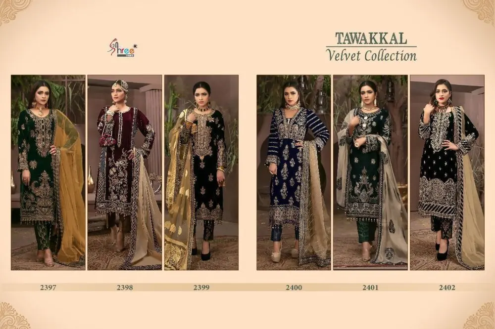 Shree Fabs Tawakkal Velvet Collection