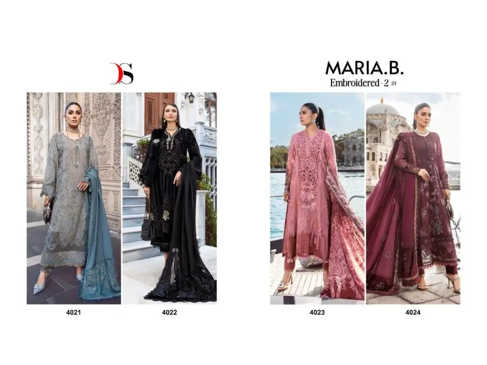 DEEPSY SUITS MARIA b Embroidered 24 vol 2 with open images