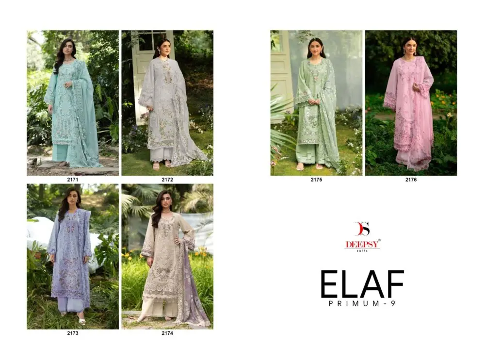DEEPSY SUITS ELAF PREMIUM LUXURY LAWN VOL 9