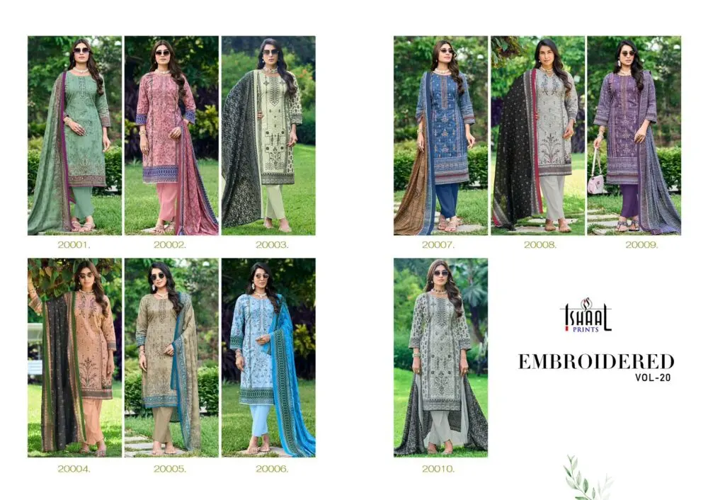 Ishaal embroidered vol 20