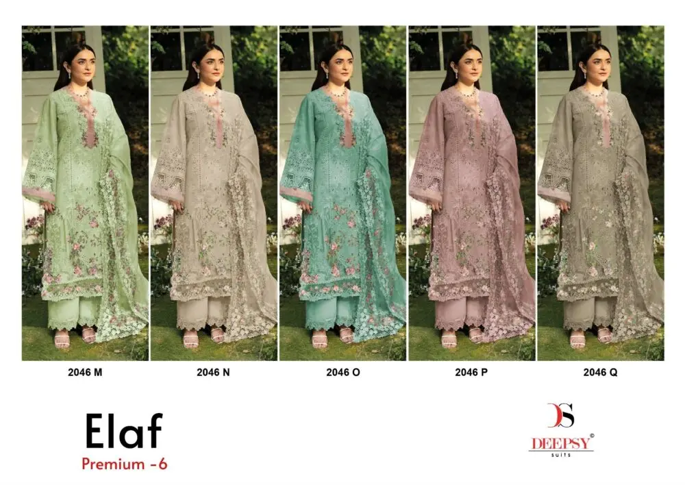 DEEPSY SUITS ELAF PREMIUM LUXURY LAWN DNO 2046 MNOPQ