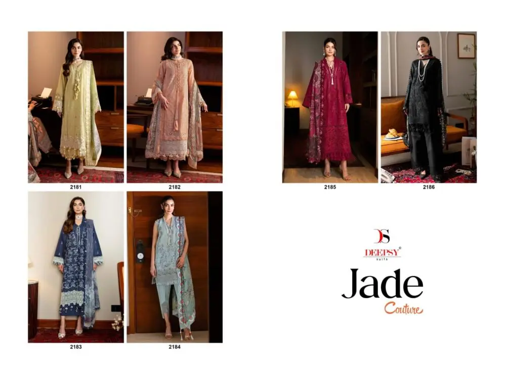 DEEPSY SUITS JADE COUTURE LUXURY LAWN COTTON DUPATTA