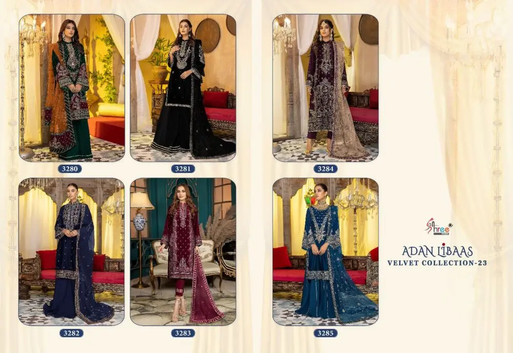 Shree fabs ADAN LIBAAS VELVET COLLECTION 23