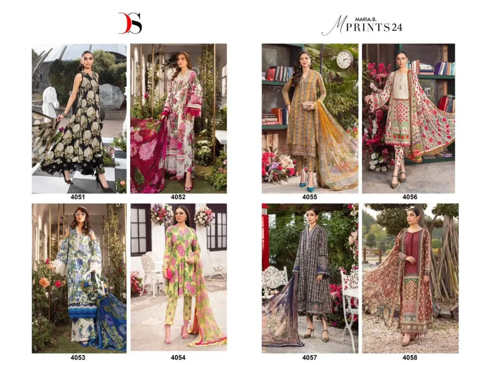 Deepsy Suits Maria b M prints 24 Cotton Dupatta