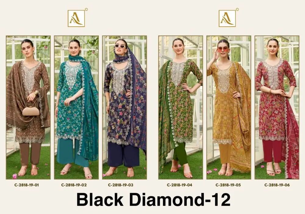 ALOK SUITS BLACK DIAMOND 12
