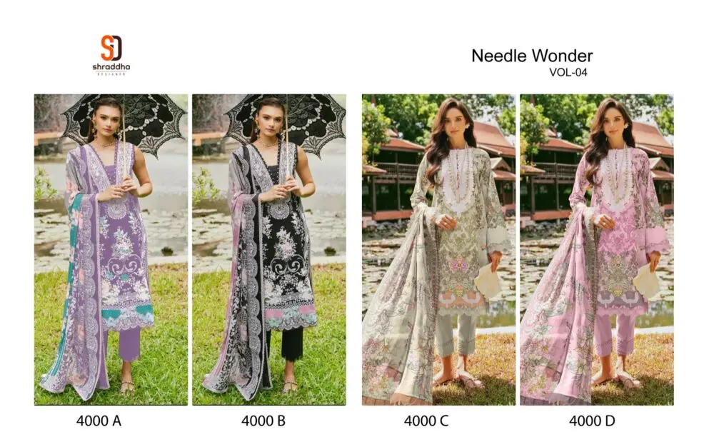 SD needle wonder vol 4 cotton dupatta