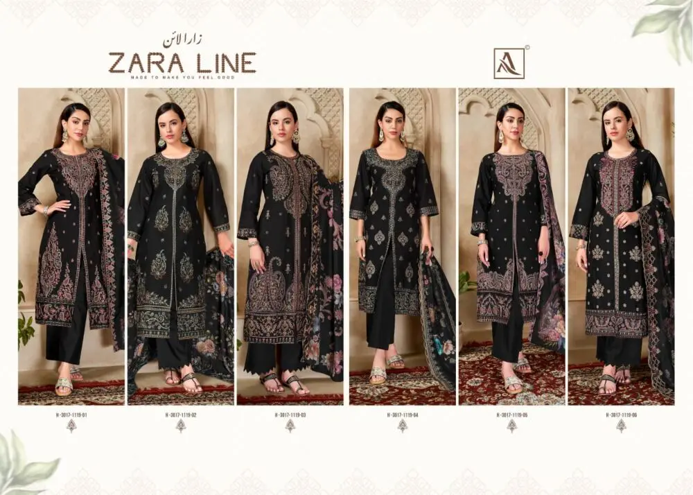 ALOK SUITS ZARA LINE 