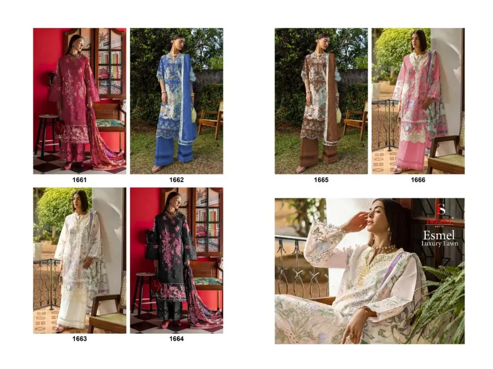 DEEPSY SUITS ESMEL LUXURY LAWN COTTON DUPATTA